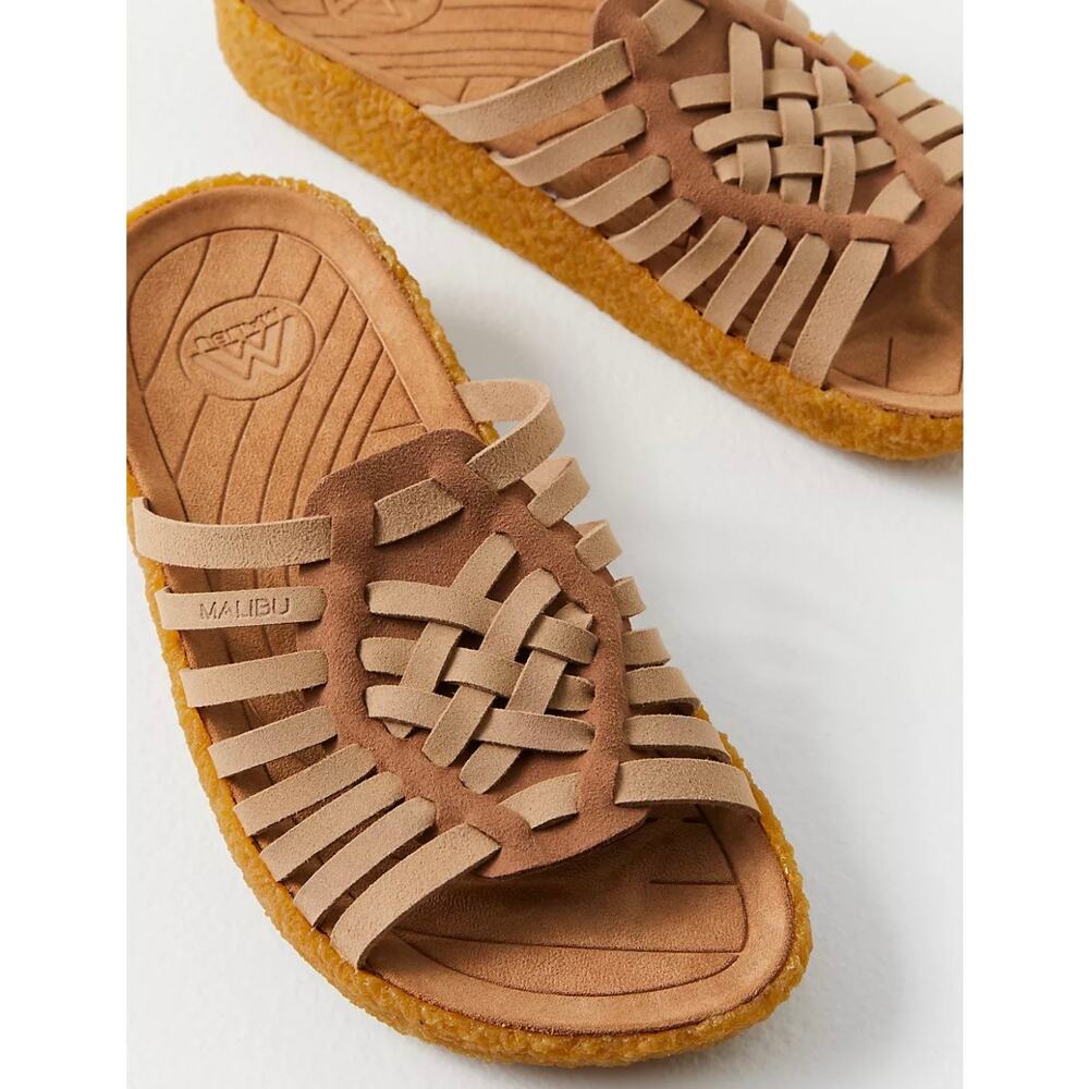 MALIBU SANDALS Cove Vegan Leather Slide Size 11 US NWT